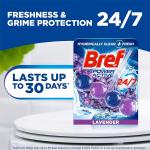 Bref Power Active Lavender Field, Rim Block Toilet Cleaner, 50g