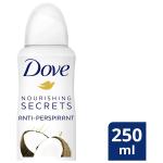 Dove Nourishing Secrets Coconut & Jasmine Flower Anti-perspirant Deodorant Aerosol, 250 ml