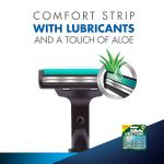 Gillette Vector Plus Manual Shaving Razor Blades - 2 Cartridge - Men, 2 Count