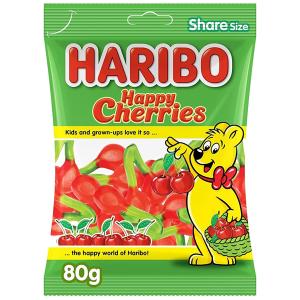 Haribo Happy Cherries, 80 Gm