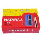 Nataraj LongPoint Plastic Pencil Sharpeners, Pack of 20, Multi Coloured Pack, Single Hole Assorted Pencil Sharpeners, Party Bag Fillers, Everyday Sharpeners