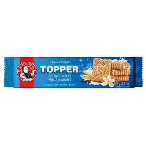 Bakers Topper Vanilla Biscuit 125g