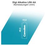 Camelion Digi 11210406 Alkaline Batteries AA / LR6