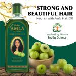 Dabur Amla Hair Oil - Indian Natural Hair Care for Beautiful, Healthy and Moisturized Hair and Scalp (200ml)