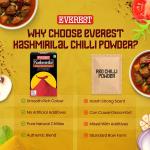 Everest Kashmirilal Brilliant Red Chilli Powder - 100gm