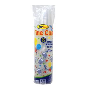 Everpack Fine Plastic Cups 200cc 50s