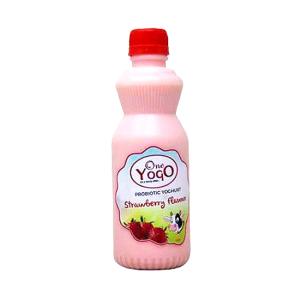 One Yogo Probiotic Yoghurt Strawberry 330ml